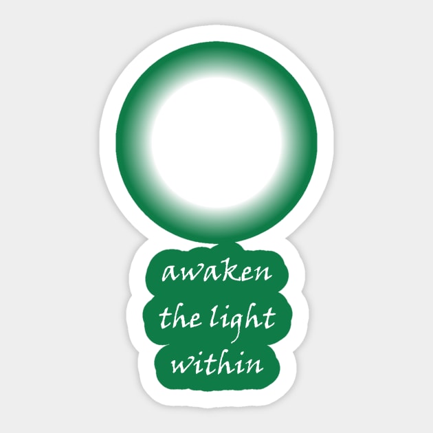 Awaken the Light Within Sticker by ShineYourLight